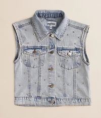 Girls - Vigoss Rhinestone Denim Vest