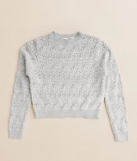 Girls - Pointelle Sweater