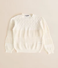 Girls - Open Weaver Sweater