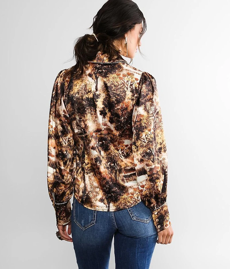 Glitz Satin Blouse