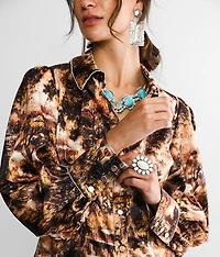 Glitz Satin Blouse