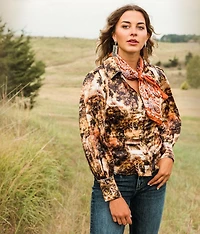 Glitz Satin Blouse