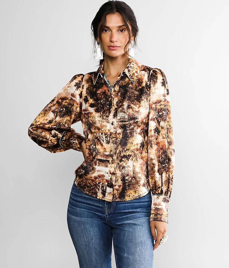 Glitz Satin Blouse
