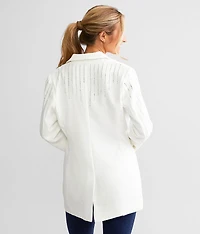 Oversized Rhinestone Blazer