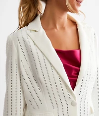 Oversized Rhinestone Blazer
