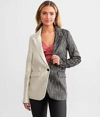 Metallic Split Blazer