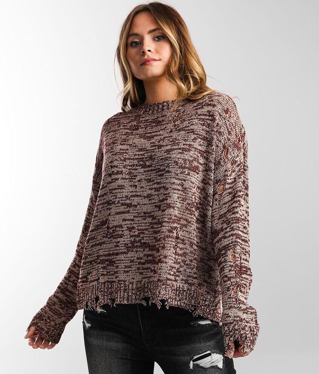 Daytrip Destructed Pullover Sweater