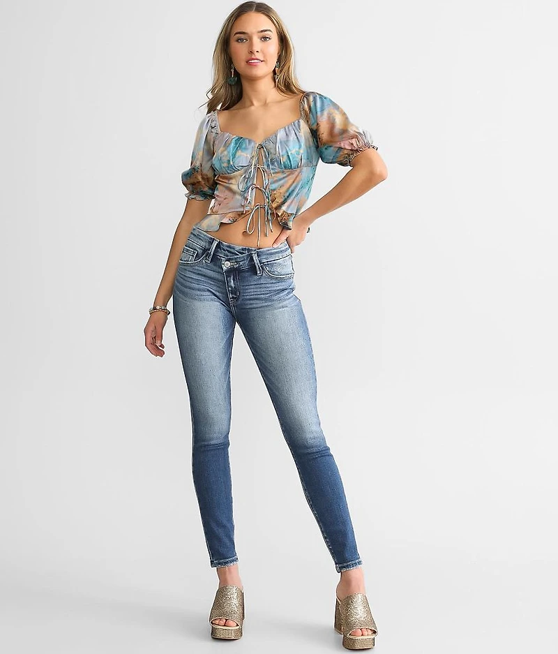 Front Tie Corset Top