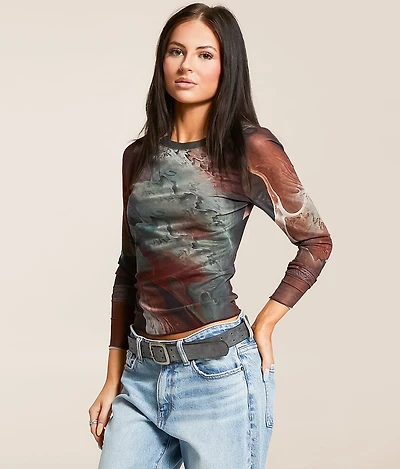 Printed Mesh Top