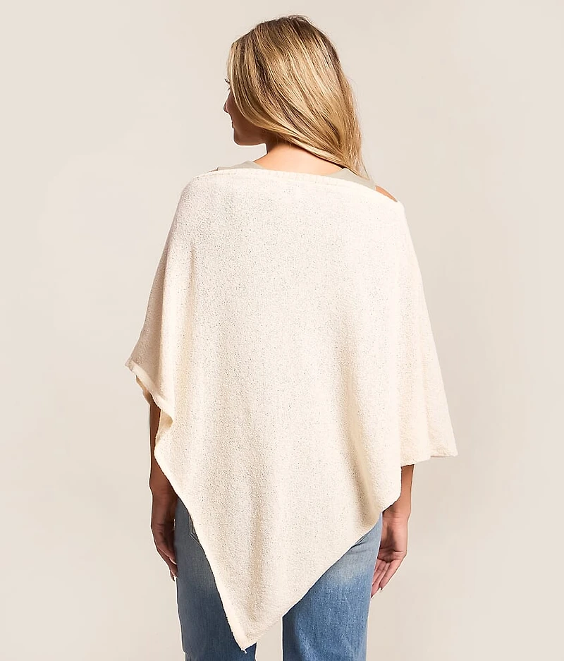 Asymmetrical Hanky Sweater Poncho