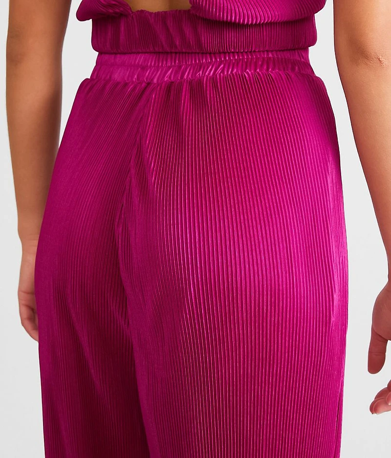 Wide Leg Pleated Pant