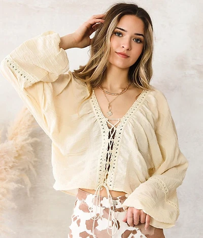 Crochet Crinkle Top