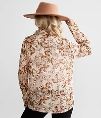Floral Chiffon Blouse