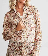 Floral Chiffon Blouse