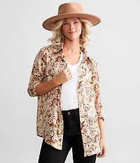 Floral Chiffon Blouse