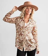 Floral Chiffon Blouse