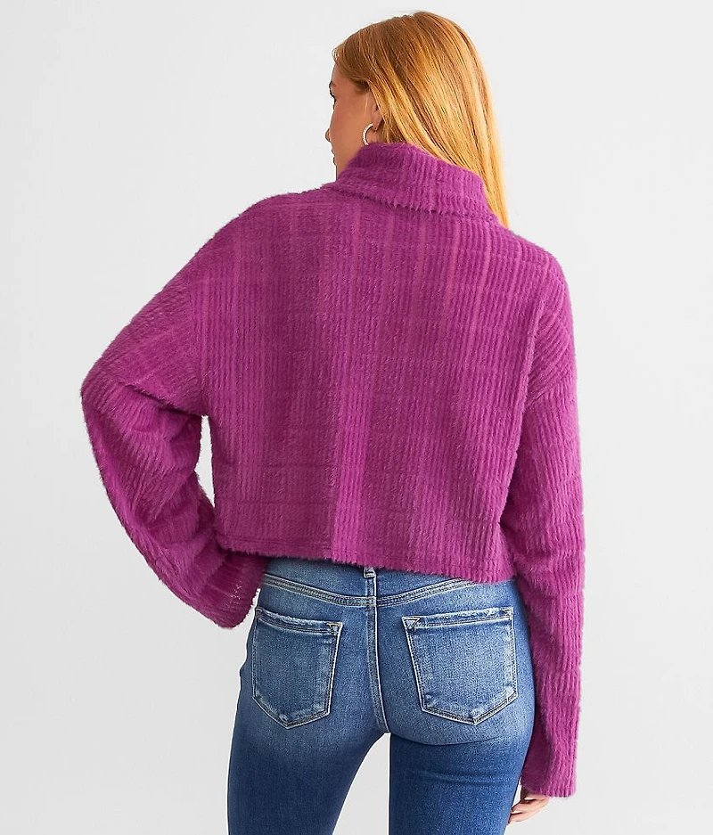 Eyelash Cropped Sweater