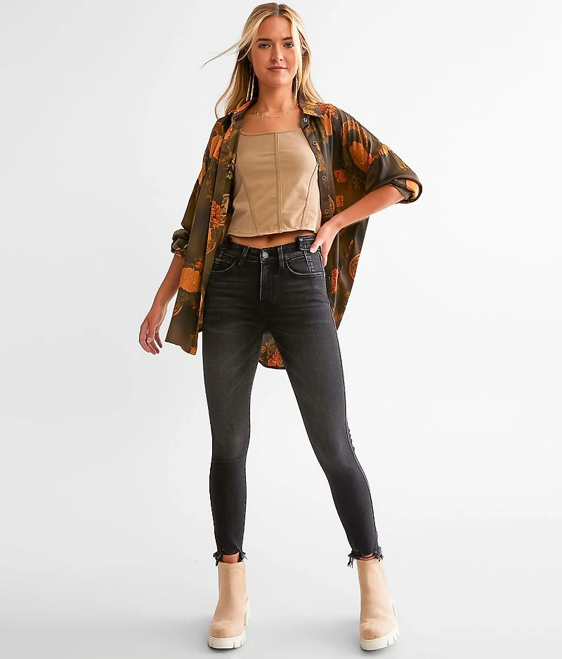 Floral Satin Blouse