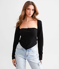 Hanky Hem Bolero Top