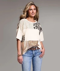 Mixed Print Top