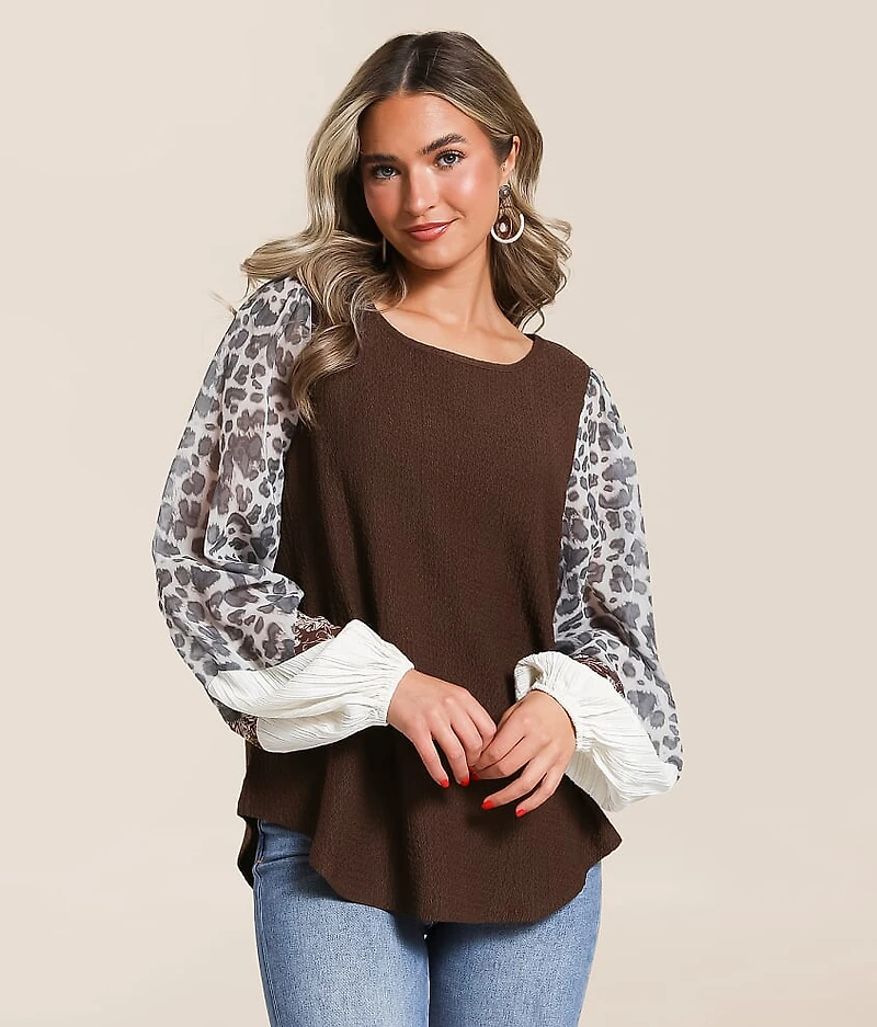 Textured Knit Top
