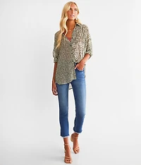 Floral Woven Chiffon Blouse