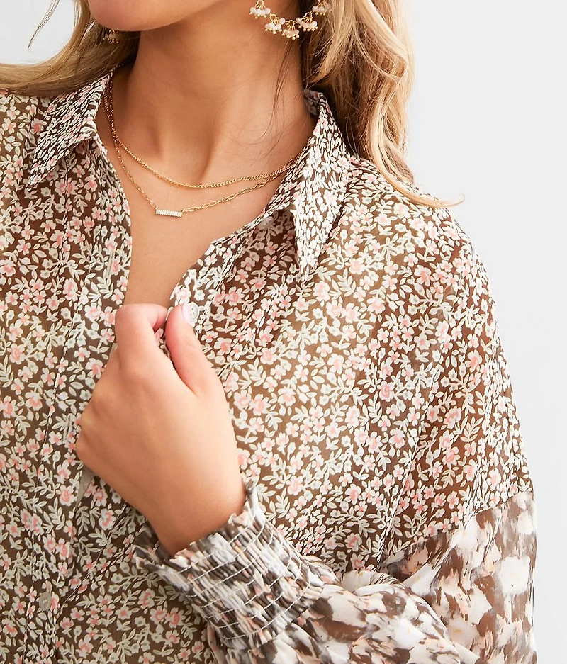 Floral Woven Blouse