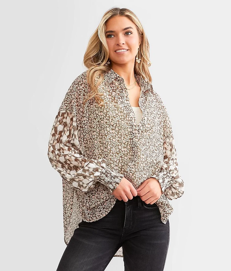 Floral Woven Blouse