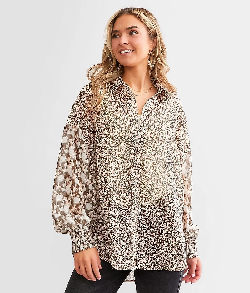 Floral Woven Blouse
