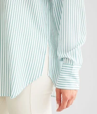 Striped Woven Blouse