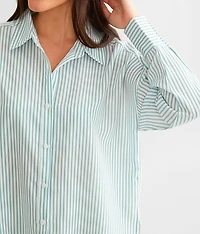 Striped Woven Blouse