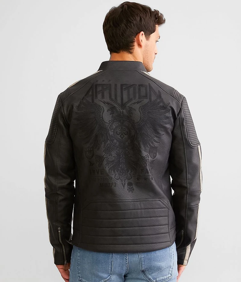 Silver Chief Faux Leather Jacket