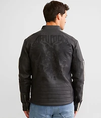 Silver Chief Faux Leather Jacket