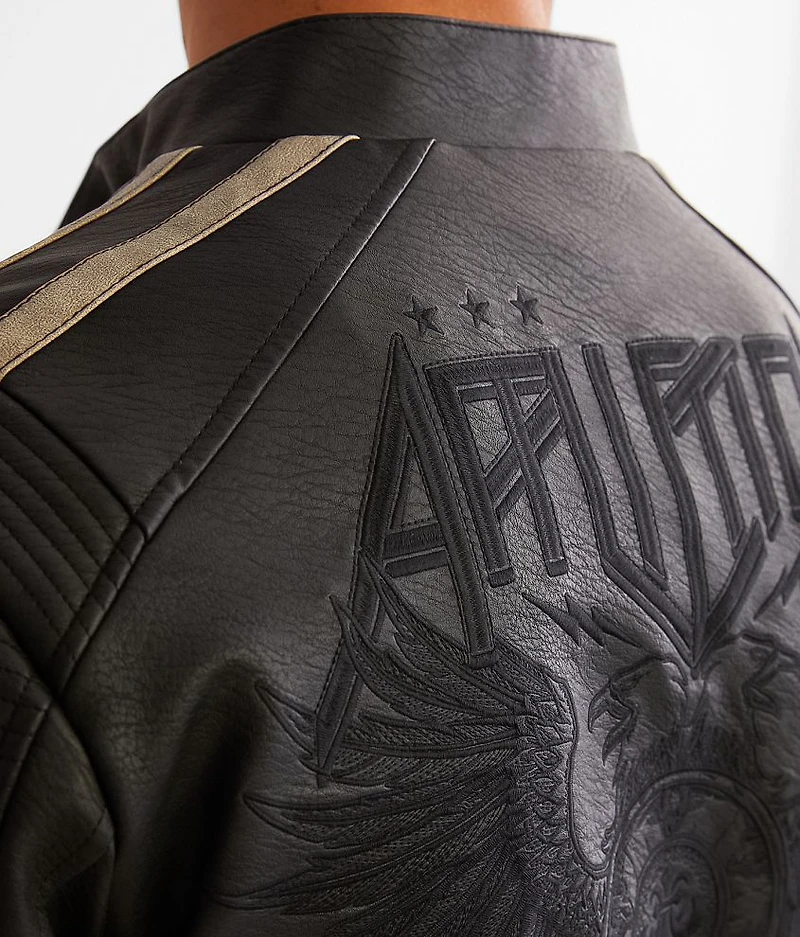 Silver Chief Faux Leather Jacket
