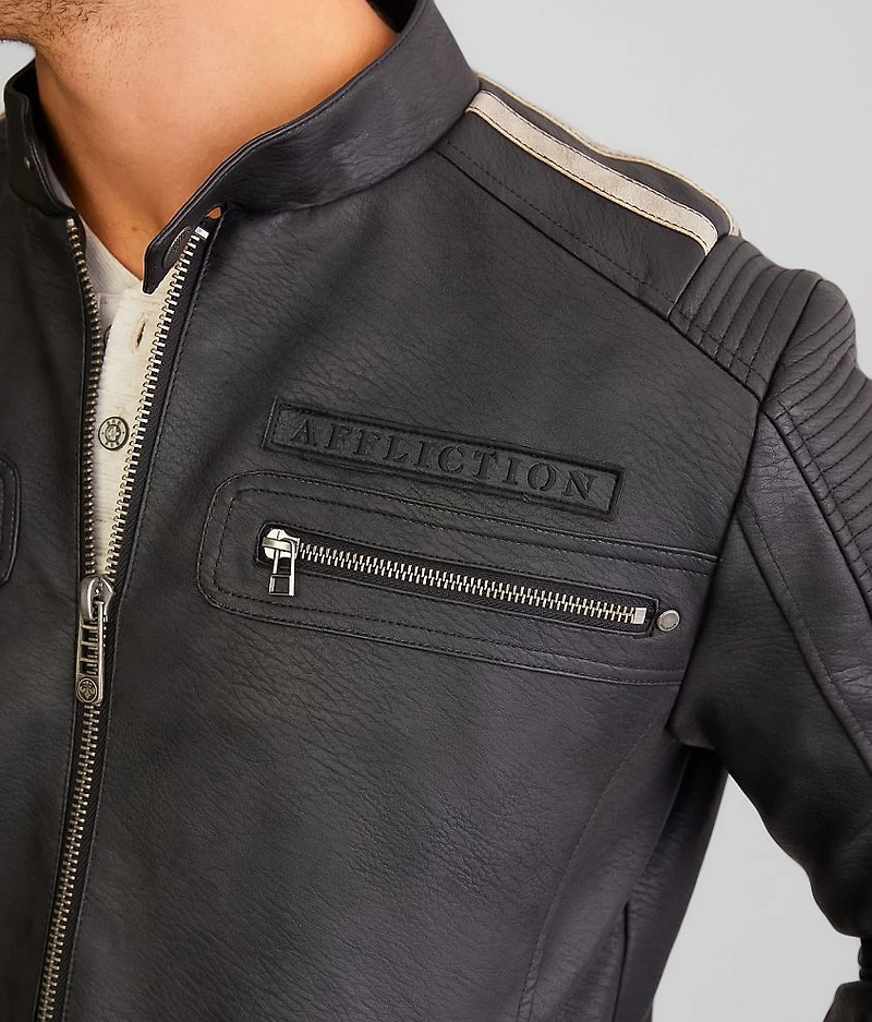 Silver Chief Faux Leather Jacket