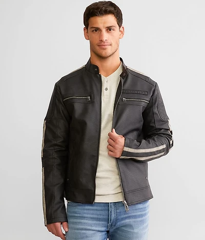 Silver Chief Faux Leather Jacket