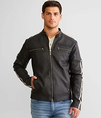 Silver Chief Faux Leather Jacket