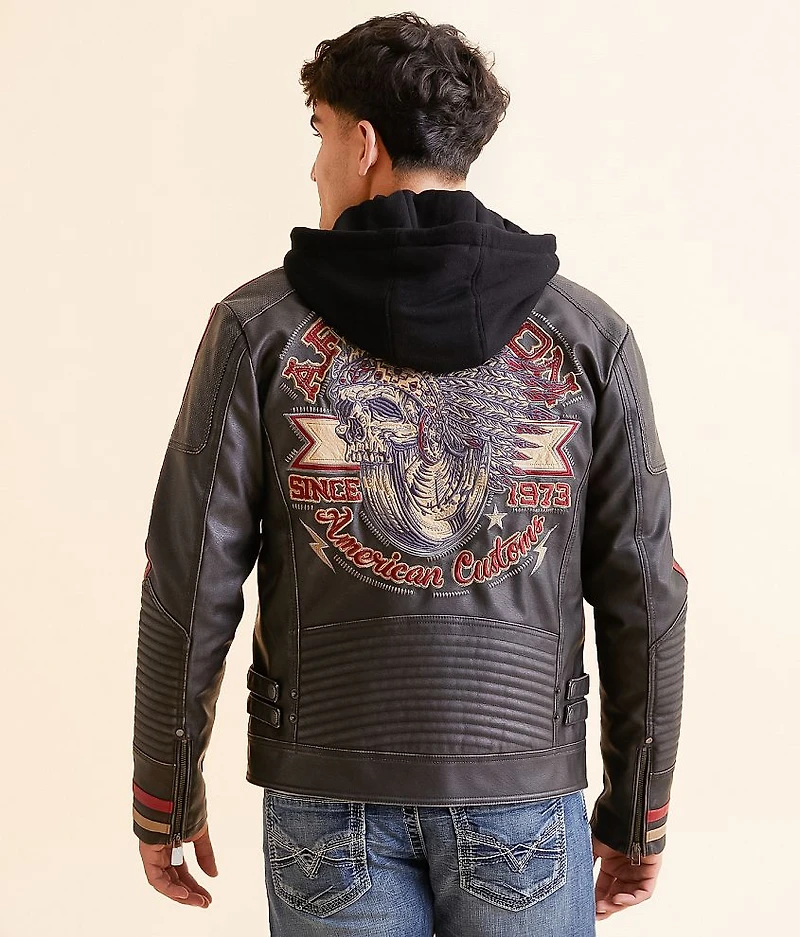 American Customs Moto Club Hooded Jacket