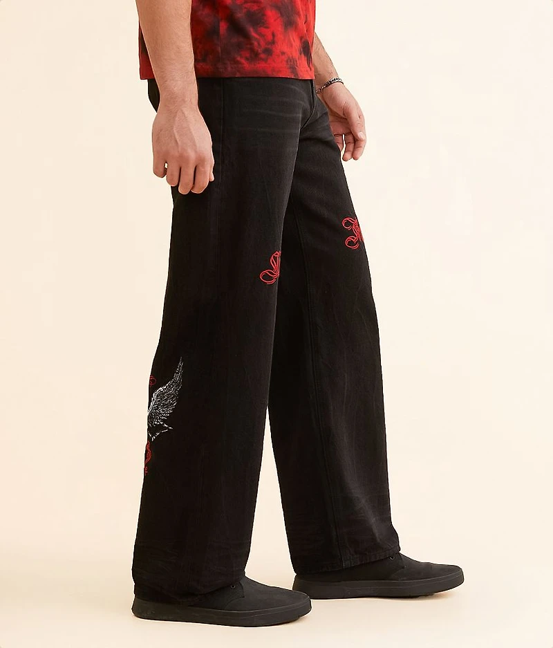 Wide Leg Live Fast Jean