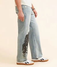 Wide Leg Binded Orion Jean