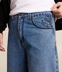 Tribal & Wings Extra Wide Leg Jean