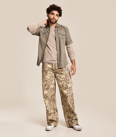 Bone Hunter Camo Extra Wide Baggy Jean