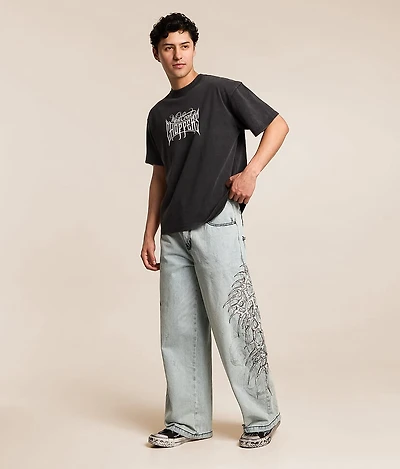 Extra Wide Leg Jean
