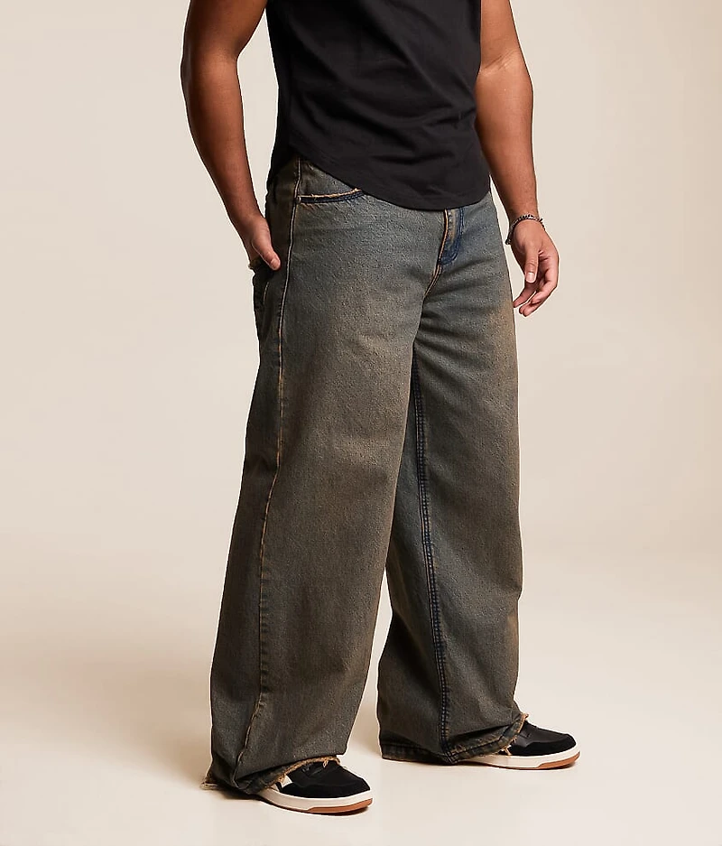 Tribal & Wings Extra Wide Leg Jean