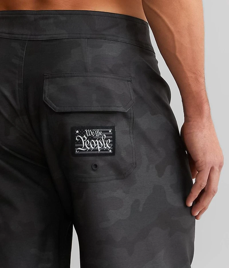 Skull Flag Stretch Boardshort