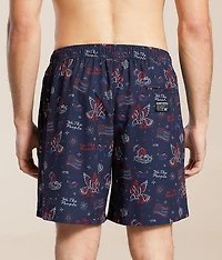 True Blue Stretch Swim Trunks
