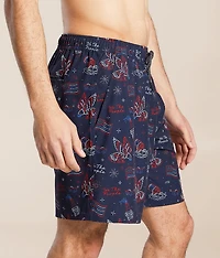 True Blue Stretch Swim Trunks