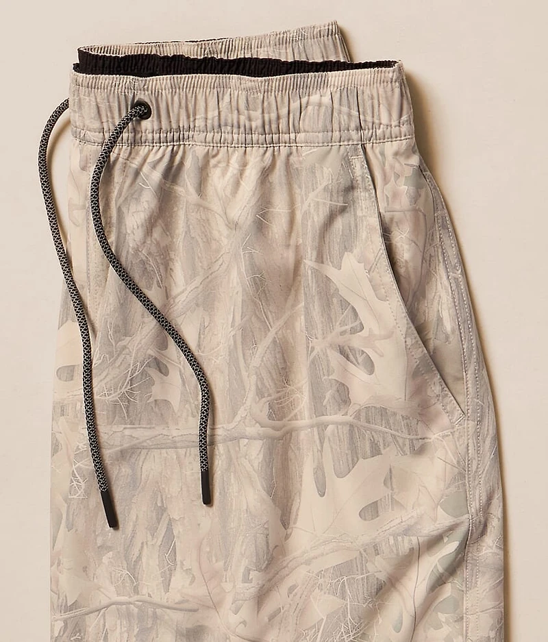 Oak Tree Camo Stretch Swim Trunks