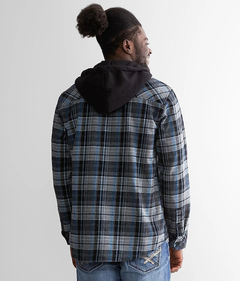 Sniper Hooded Flannel Shirt