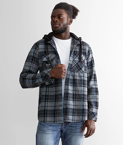 Sniper Hooded Flannel Shirt